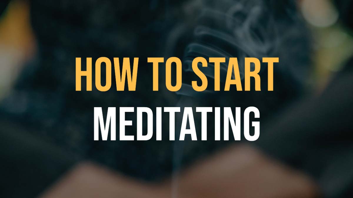 how to start meditating