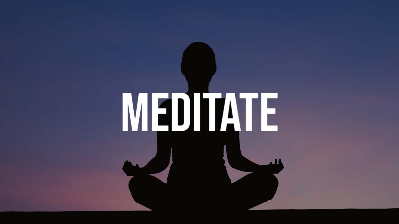 meditate to relief stress